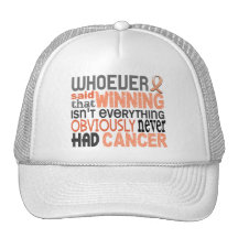 Whoever Said Uterine Cancer Trucker Hats