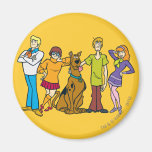 Whole Gang 14 Mystery Inc Refrigerator Magnets