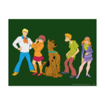 Whole Gang 15 Mystery Inc Postcard