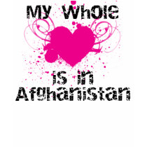 Whole Heart (Afghanistan, Pink) t-shirts