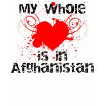 Whole Heart (Afghanistan, Red) t-shirts by bekens Whole Heart (Afghanistan, Red) t-shirts