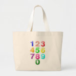 Whole Numbers or Counting Numbers Plus Zero Tote Bags