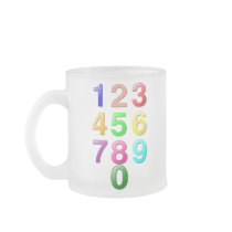 Whole Numbers or Counting numbers to 9 Coffee Mug
