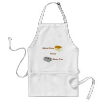Whole Wheat Versus Gluten Free aprons by CeliacFunnyTees Whole Wheat Versus Gluten Free aprons
