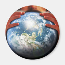 Whole World in His Hands Magnets