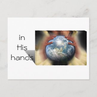 Whole World in His Hands postcard