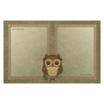 Whoolio The Cutest Owl Notepaper Customized Stationery