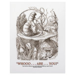 Whooo...Are...You? (Alice and the Caterpillar) Letterhead Design