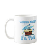 Whooo Hooo I'm Two Blue Mug