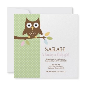 {whooo is having a baby?} invitation