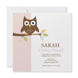 {whooo is having a baby?} invitation