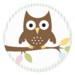 {whooo is having a baby?} round stickers