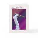 Whooping Crane Thinking of You Greeting Card by GrandmaDee Whooping Crane Thinking of You Greeting Card