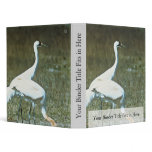 Whooping Cranes Vinyl Binders
