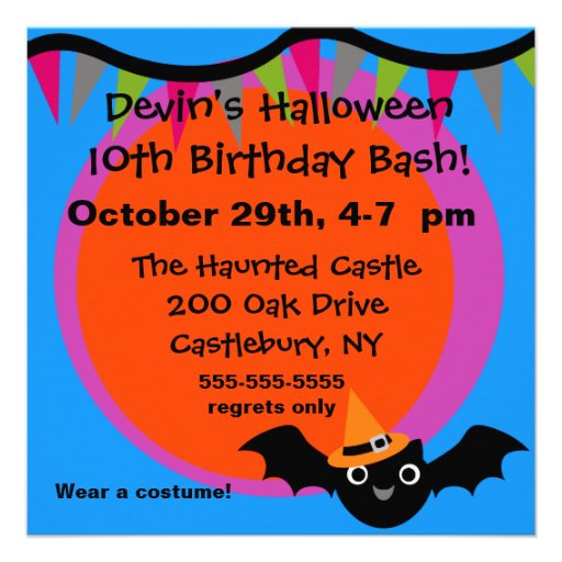 Whooty Hoot Halloween Party Invitation