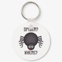 Who's afraid of spiders? keychains by holidaywhimsy Who's afraid of spiders? keychains