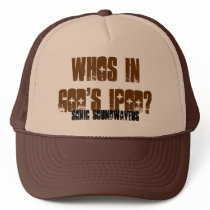 WHO'S IN GOD'S IPOD?, SONIC SOUNDWAVEUS hats