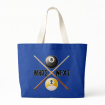 Whos Next 8 and 9 Ball Canvas Bag