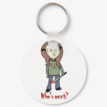 Who's next? keychains by snarkolepsy Who's next? keychains