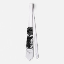 Who's that Girl? Black & White Photographic Tie