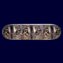 Who's Watching Wolf Eyes, skateboards by artbyjolyn Who's Watching Wolf Eyes, skateboards