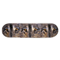 Who's Watching Wolf Eyes, skateboards by artbyjolyn Who's Watching Wolf Eyes, skateboards