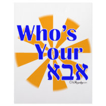Who's your Abba / Daddy Letterhead Design