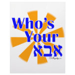 Who's your Abba / Daddy Letterhead Design