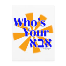 Who's your Abba / Daddy Postcards