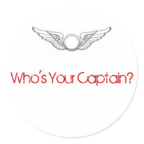 Who's Your Captain? Sticker