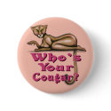 Who's Your Cougar buttons