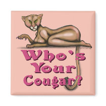 Who's Your Cougar Magnets