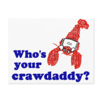 Who's Your Crawdaddy? postcards