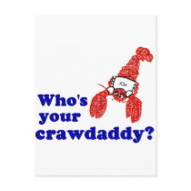 Who's Your Crawdaddy? postcards