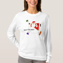 WHO'S YOUR SANTA t-shirts