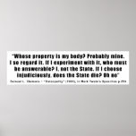 Whose Property is My Body by Samuel Clemens Print