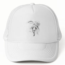 Whte Horse Head Hat by Lotacats Whte Horse Head Hat