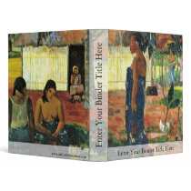 Why Are You Angry? (No Te Aha Oe Riri?) By Gauguin 3 Ring Binder