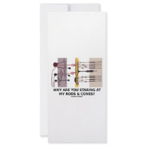 Why Are You Staring At My Rods & Cones? Custom Rack Cards
