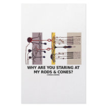 Why Are You Staring At My Rods & Cones? Stationery Design