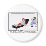 Why Cartoonists Retire Funny Tees Cards Mugs Gifts Fridge Magnet