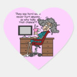 Why Chance Hard Work Humor Stickers