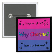 Why Choose? Pinback Buttons