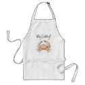 Why Crabby? aprons by mimnastix Why Crabby? aprons