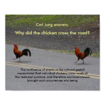 Why Did The Chicken Cross? (small) - poster