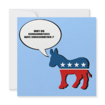 Why do conservatives hate conservation invites