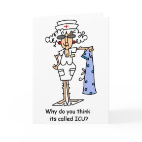Why do you think it's called ICU? card