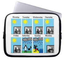 Why does weekend weather always suck laptop sleeves