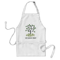 Why god got angry apron
