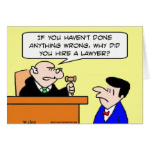 why hire lawyer judge card